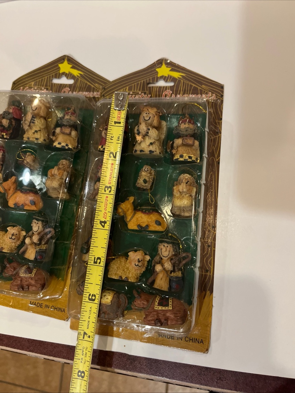 Kurt Adler Miniature Nativity Jesus Christmas Ornaments 2 packs of 12 NEW - Picture 7 of 7
